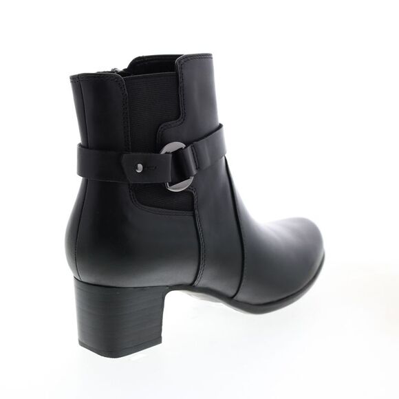 Clarks Womens Un Damson Mid Black Boots (NWT) - Picture 7 of 7